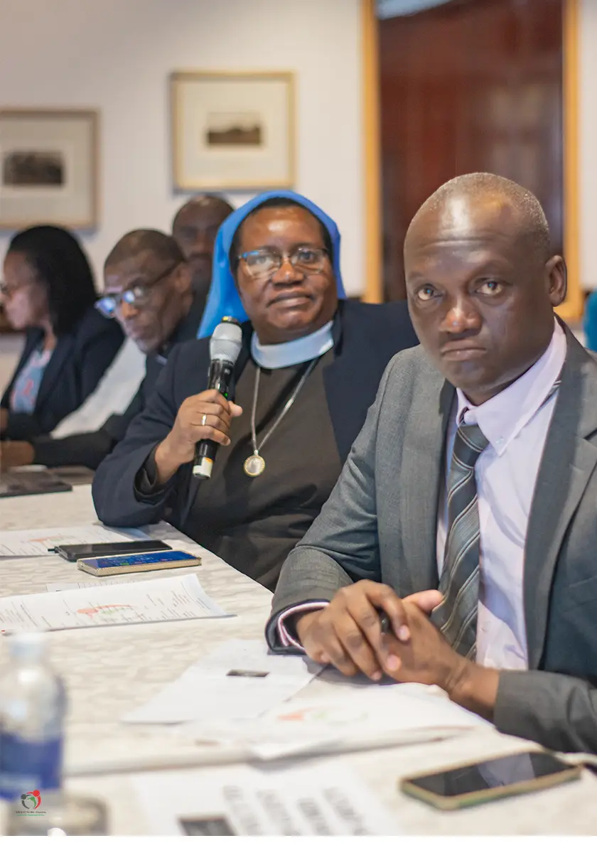 A church representative speaking at a VNZ gathering