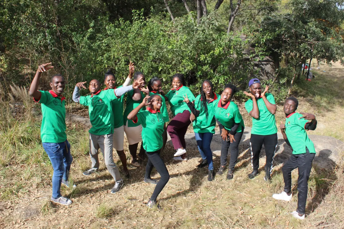 Global Youth Platform Zimbabwe team celebrating together